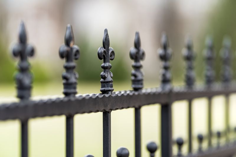 Completed Wrought Iron Fence