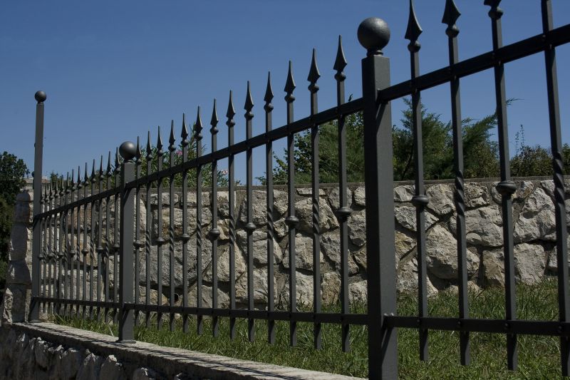 Restored Wrought Iron Fence